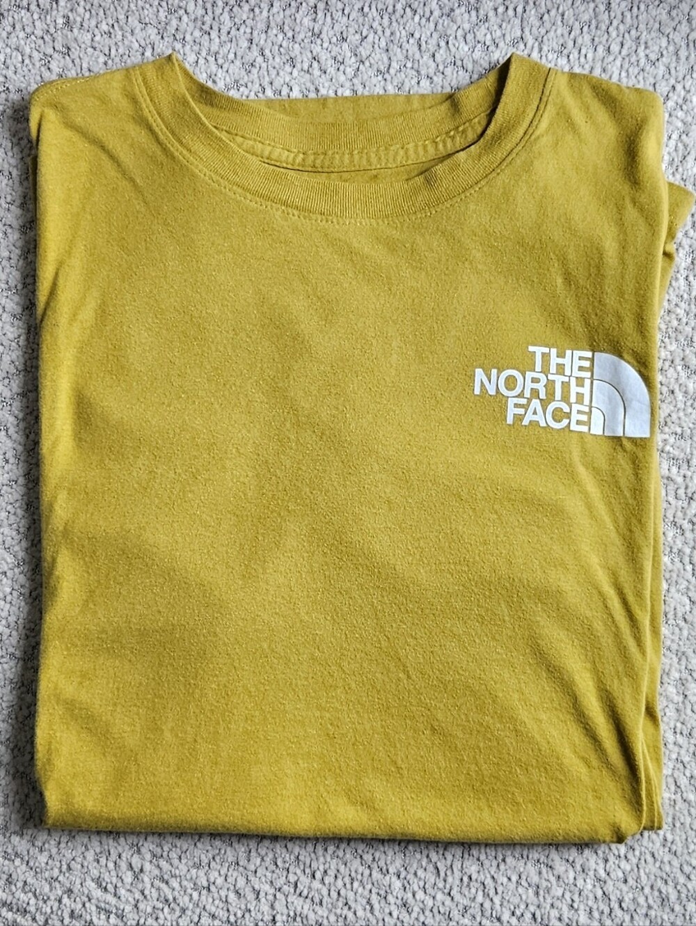 The North Face Golden/Yellow Graphic T-Shirt - Men's Size Small
